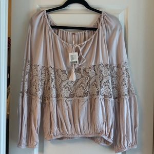 Free People Lace Top NEW WITH TAGS